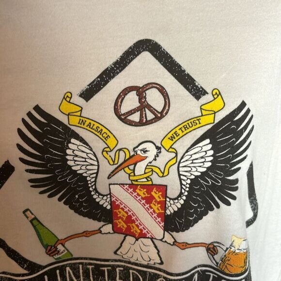 United States of Alsace T-shirt, size large, excellent used condition - Picture 2 of 10